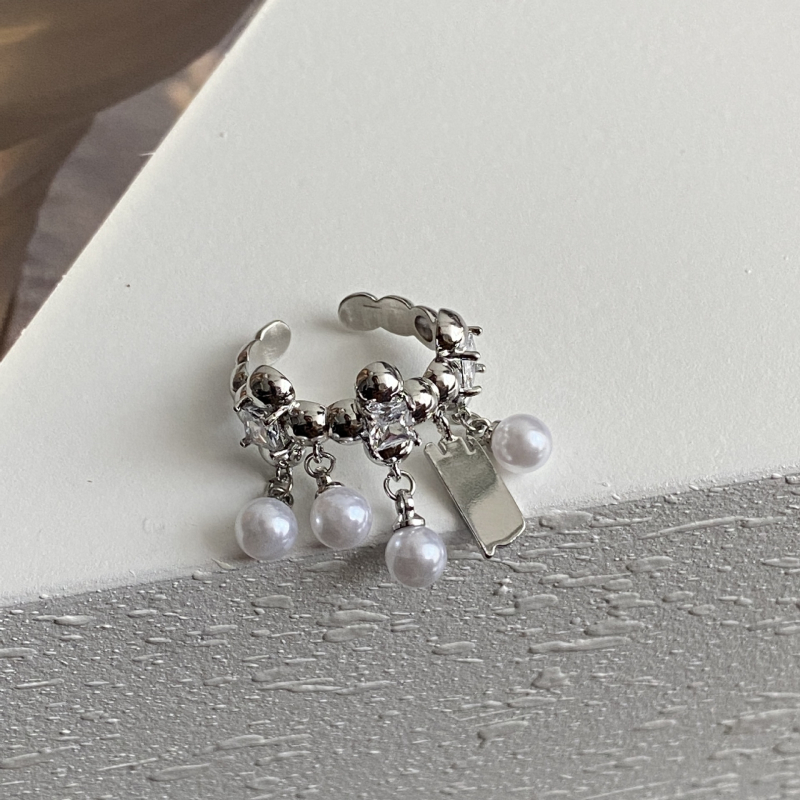 Prsten od pozlaćenog bakra; geometrijski oblik; elektroplatiranje; unisex; chic stil