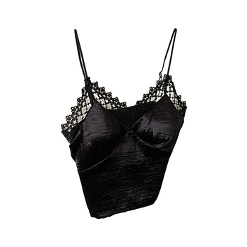 Fujiada topas su petnešomis, V kaklo iškirptė, acetato audinys, 80–90% acetatas, vidutinio svorio