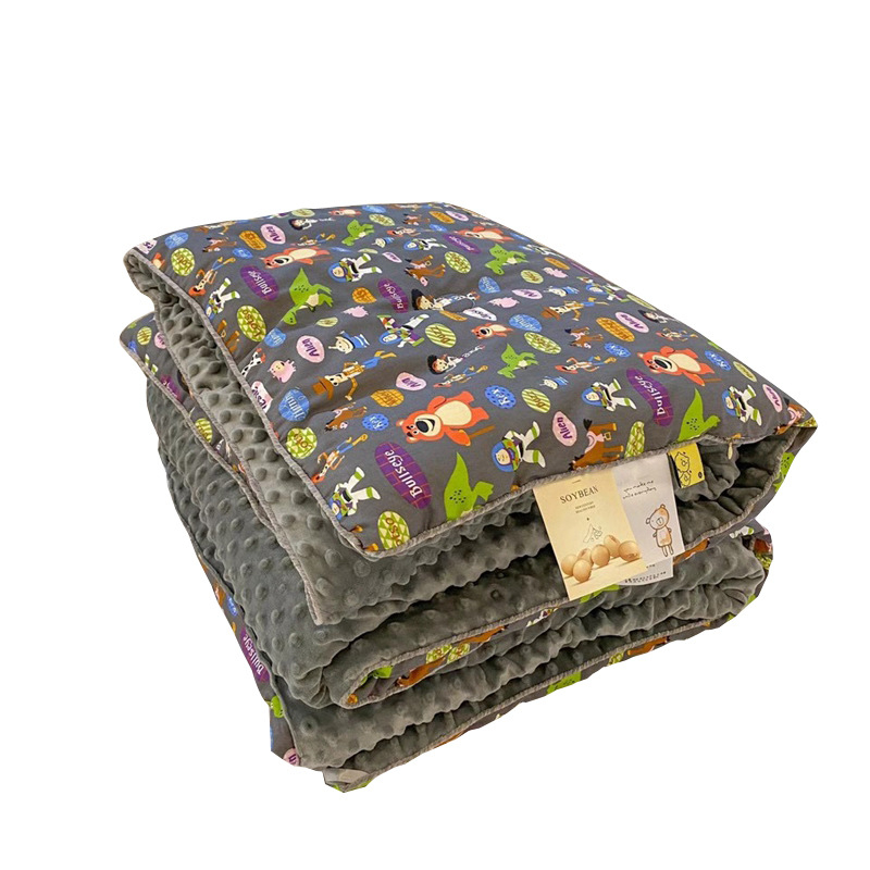 Gyerek Doudou pléd – modern minimalista stílus, keverék anyag, egész éves használatra, 6–12 éveseknek