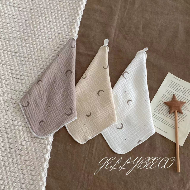 Bejbibi maramu od gaze za burp – 40 vlakana, tisak, težina ispod 50 g, prilagodljivo