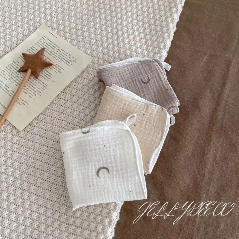 Bejbibi maramu od gaze za burp – 40 vlakana, tisak, težina ispod 50 g, prilagodljivo