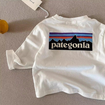 Dječje majica s dugim rukavima od 100% pamuka, unisex, okrugli izrez, mekana tkanina, pogodna za proljeće i jesen