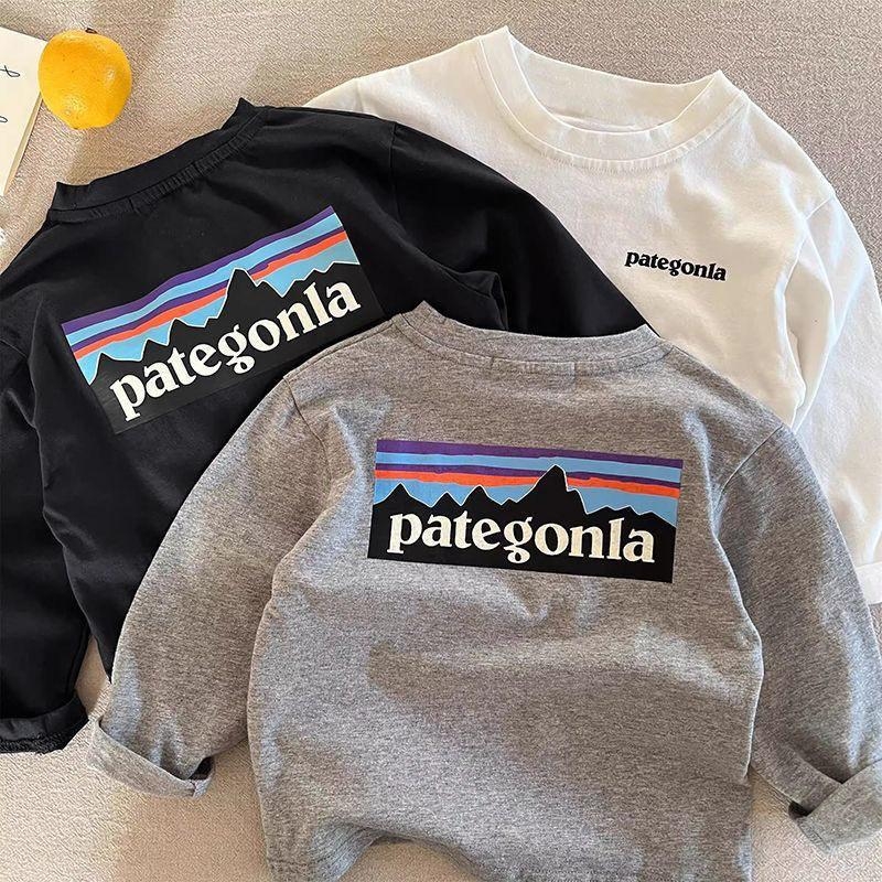 Dječje majica s dugim rukavima od 100% pamuka, unisex, okrugli izrez, mekana tkanina, pogodna za proljeće i jesen