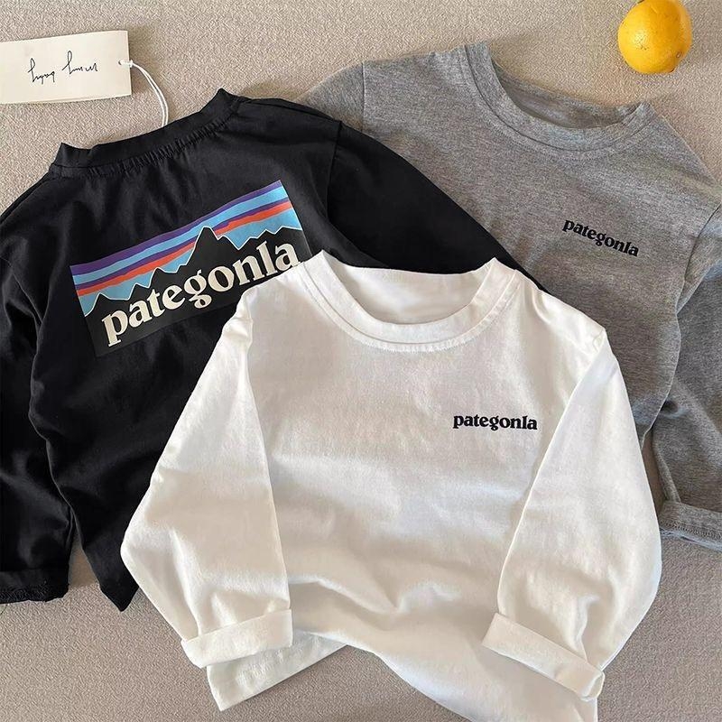 Dječje majica s dugim rukavima od 100% pamuka, unisex, okrugli izrez, mekana tkanina, pogodna za proljeće i jesen