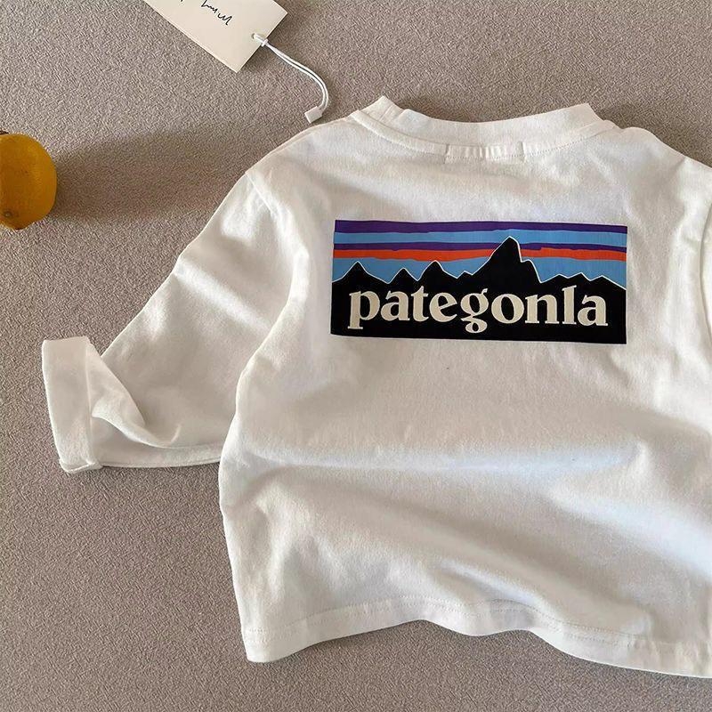 Dječje majica s dugim rukavima od 100% pamuka, unisex, okrugli izrez, mekana tkanina, pogodna za proljeće i jesen
