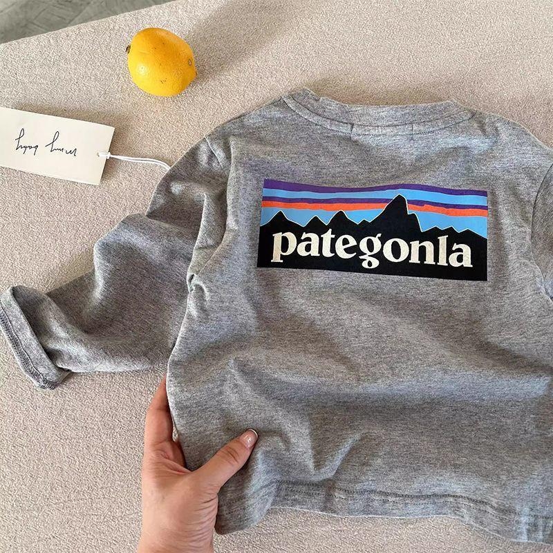 Dječje majica s dugim rukavima od 100% pamuka, unisex, okrugli izrez, mekana tkanina, pogodna za proljeće i jesen