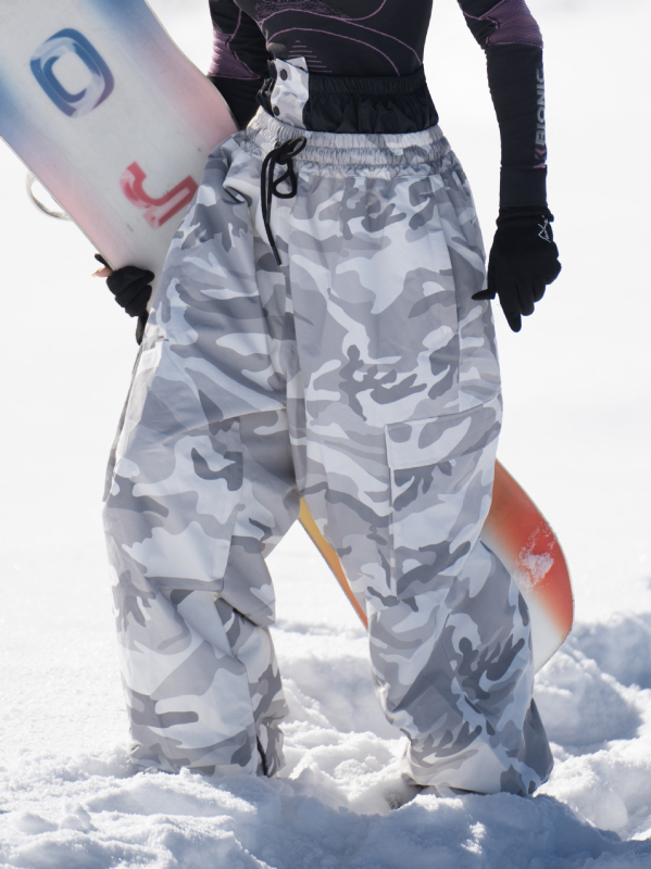 Snowboard hlače unisex Schubert, vodootporne 20000, flis podstava od velura, stil 003