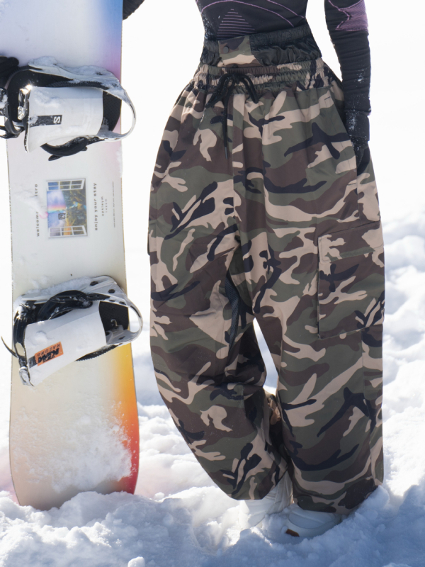 Snowboard hlače unisex Schubert, vodootporne 20000, flis podstava od velura, stil 003