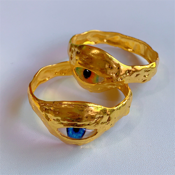 Narukvica s motivom Đavoljeg oka – legura; elektroplatiranje; porijeklo Yiwu; jesen 2025; 55 g (Legura; Elektroplatiranje; Yiwu porijeklo; Jesen 2025; 55 g)