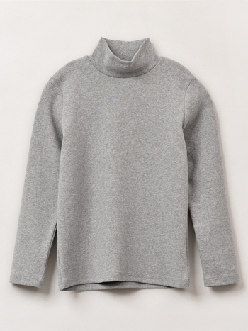 Dječja majica s dugim rukavima i polu-visokim ovratnikom – 95% pamuk, mekana obrada tkanine, za djecu iznad 8 godina, proljeće-jesen (95% pamuk; dugi rukavi; polu-visoki ovratnik; za djecu iznad 8 godina)