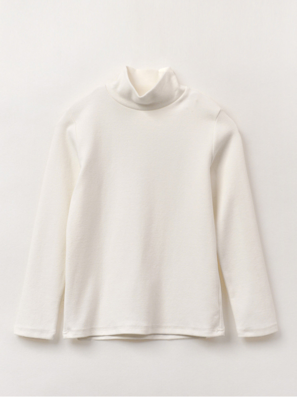 Dječja majica s dugim rukavima i polu-visokim ovratnikom – 95% pamuk, mekana obrada tkanine, za djecu iznad 8 godina, proljeće-jesen (95% pamuk; dugi rukavi; polu-visoki ovratnik; za djecu iznad 8 godina)