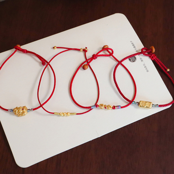 Fonott kötél karkötő, nemzeti stílus, uniszex, kézzel készített, 2024 téli szezon