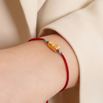 Fonott kötél karkötő, nemzeti stílus, uniszex, kézzel készített, 2024 téli szezon