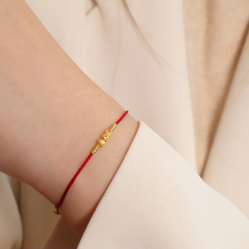 Fonott kötél karkötő, nemzeti stílus, uniszex, kézzel készített, 2024 téli szezon