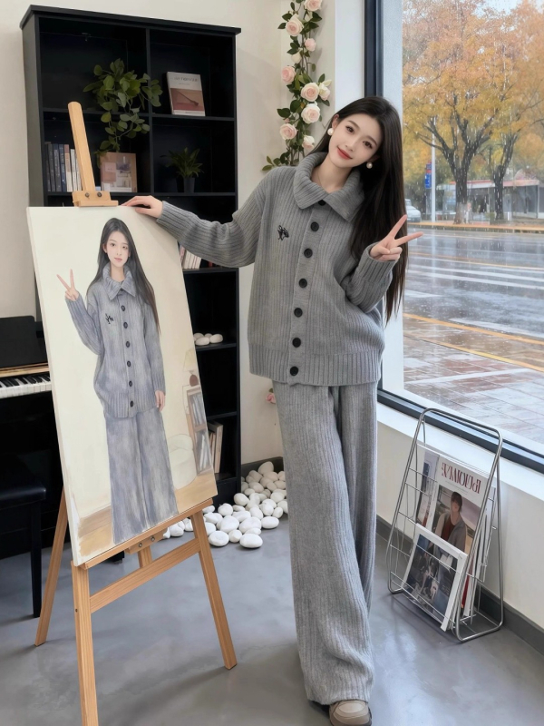 Ženski vest u stilu Royal Sister, stojeći ovratnik, zatvarač, zima 2025