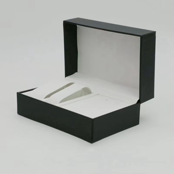 Noband bőr óradoboz forgatható fedéllel, öt részes készlet, logó testreszabható