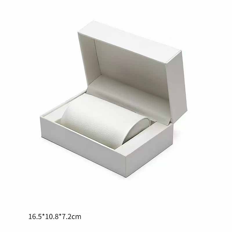 Noband bőr óradoboz forgatható fedéllel, öt részes készlet, logó testreszabható