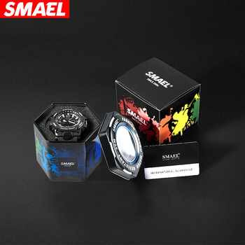 Кутия за часовник SMAEL с печат на лого и персонализация, летно издание 2021 г.