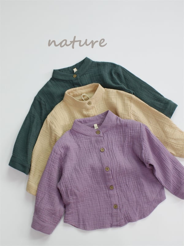 Koreai stílusú gyereking, lapel collar, 100% pamut, 3–8 éveseknek