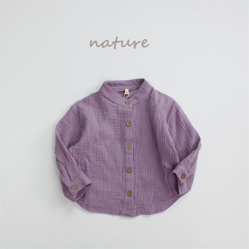 Koreai stílusú gyereking, lapel collar, 100% pamut, 3–8 éveseknek