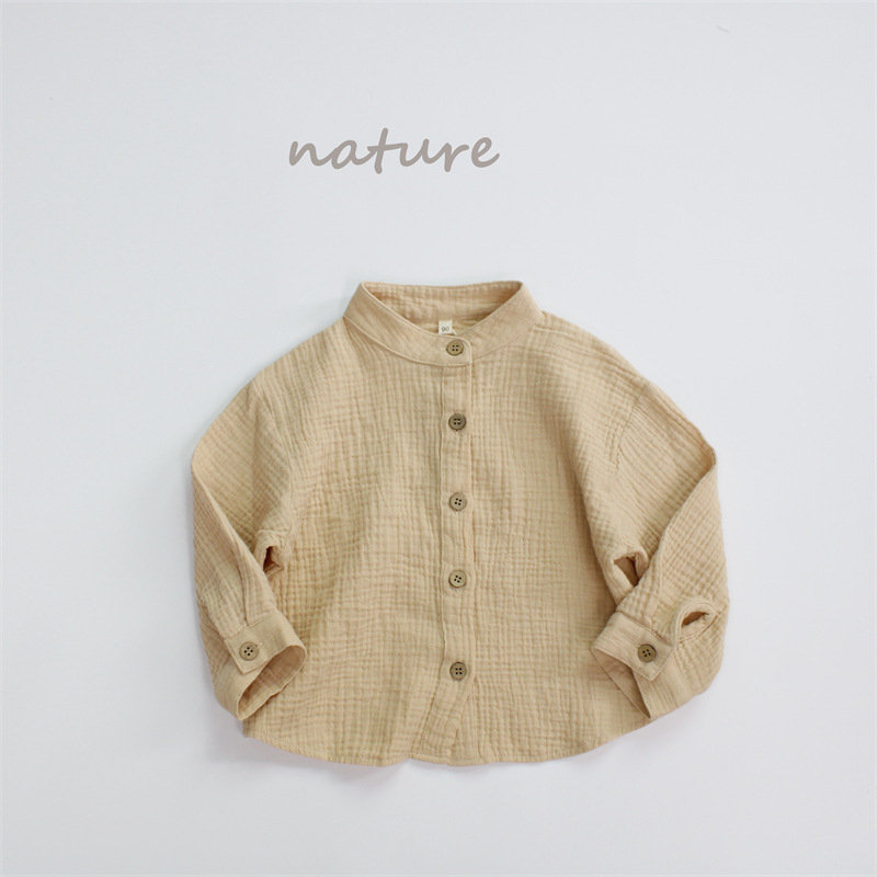 Koreai stílusú gyereking, lapel collar, 100% pamut, 3–8 éveseknek