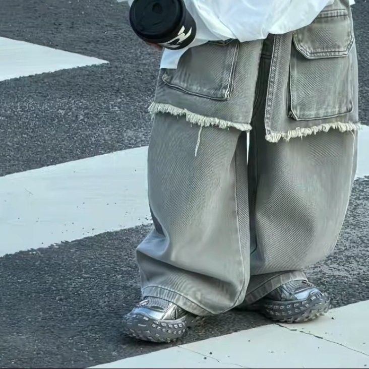 Dječji dvodjelni kostim za dječake, korejski stil, košulja s ovratnikom i jakna, retro farmerice, corduroy materijal, 70–80% zeko krzna, proljeće 2025