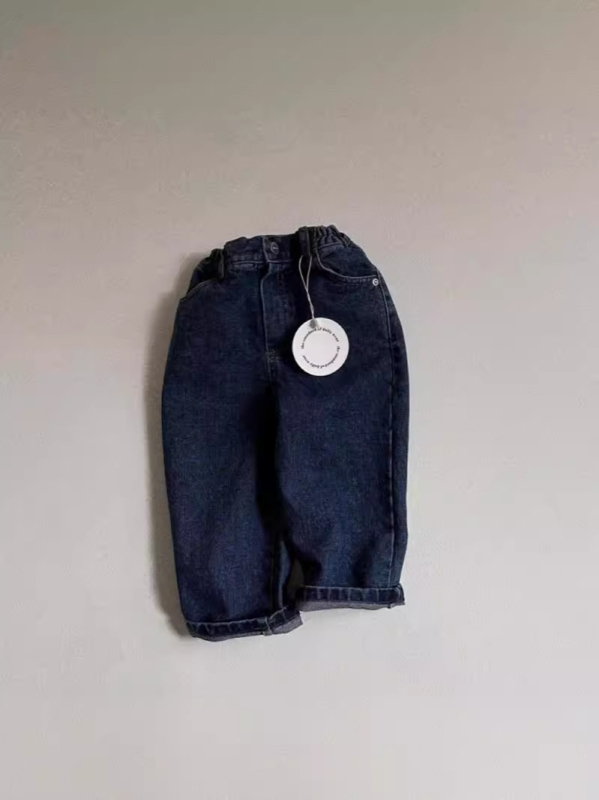 Traperice u korejskom stilu sa elastičnim pojasom, jednobojne, unisex za bebe, svakodnevne udobne hlače