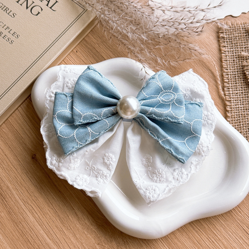 Pitsiline vibu juukseklips tüdrukutele — käsitöö, värske ja magus stiil (Kevad 2025)