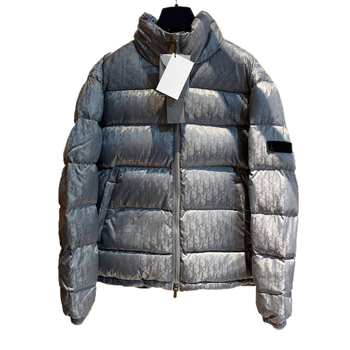 Muška jakna od perja patke bijele boje, stojeći ovratnik, europski stil