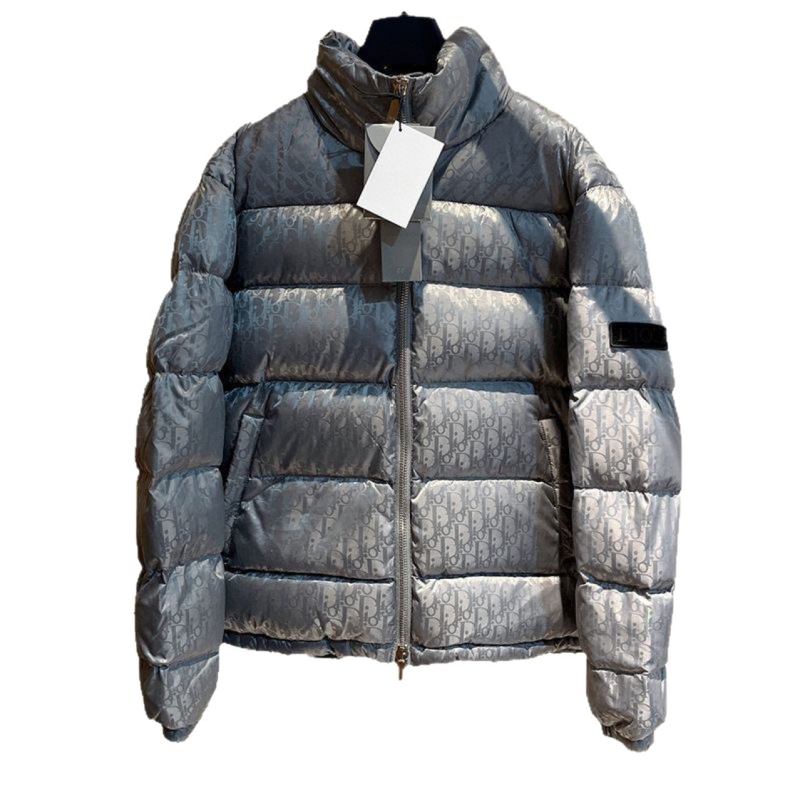 Muška jakna od perja patke bijele boje, stojeći ovratnik, europski stil