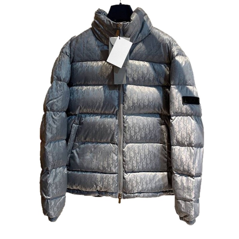 Muška jakna od perja patke bijele boje, stojeći ovratnik, europski stil