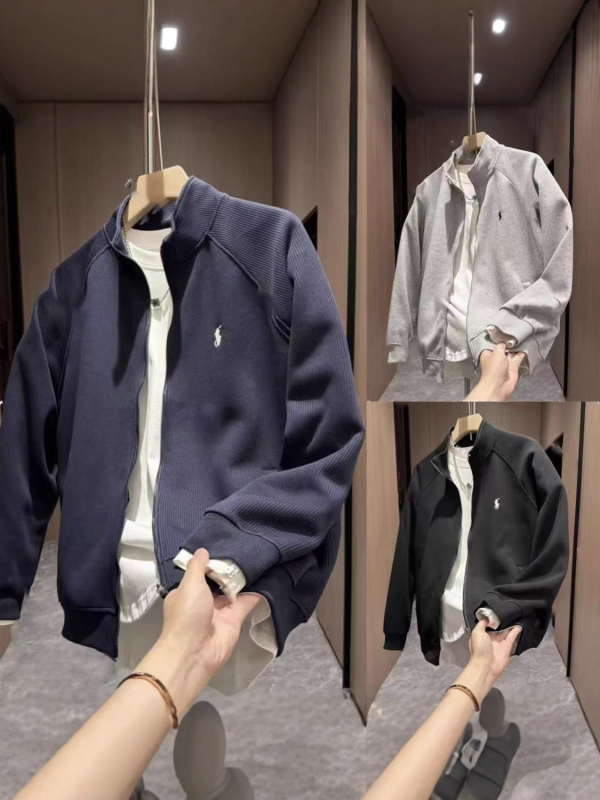 Férfi kardigán pulóver cipzárral és álló gallérral — őszi casualdzseki, laza szabás, hosszú ujjú, fő anyag: nyúl szőre 71–80% + poliészter