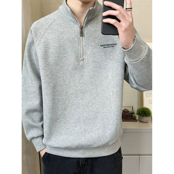 Vyriskas kapuciu džemperis iš corduroy audinio, plonas, 300 g/m², pavasaris