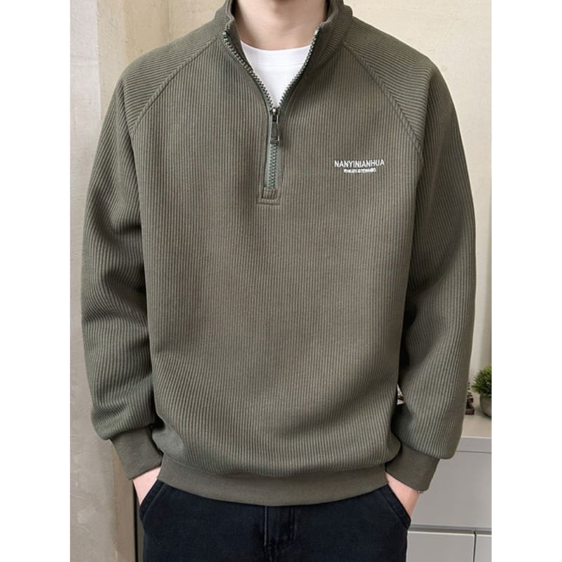 Vyriskas kapuciu džemperis iš corduroy audinio, plonas, 300 g/m², pavasaris