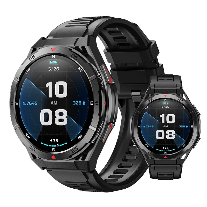 Pametni sat X2B – AMOLED zaslon, Bluetooth GPS, altimetar/barometar/kompas, dvofrekvencijski GPS, baterija 490 mAh