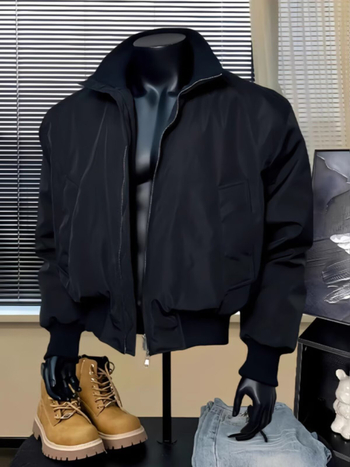 Τζάκετ MA1 Flight Jacket, ανδρικό — (Turn-down Collar, Loose Fit, Side Seam Pockets)