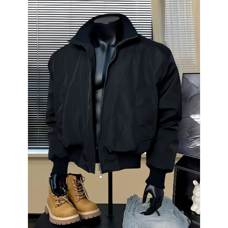 Τζάκετ MA1 Flight Jacket, ανδρικό — (Turn-down Collar, Loose Fit, Side Seam Pockets)