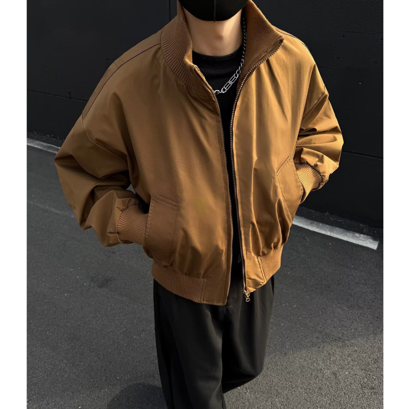 Τζάκετ MA1 Flight Jacket, ανδρικό — (Turn-down Collar, Loose Fit, Side Seam Pockets)