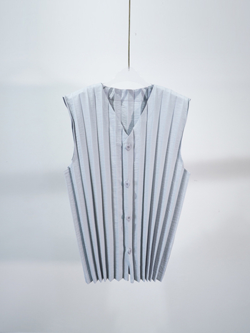 Pamuk vesta, japanski retro stil, V-neck, široka silueta, za muškarce