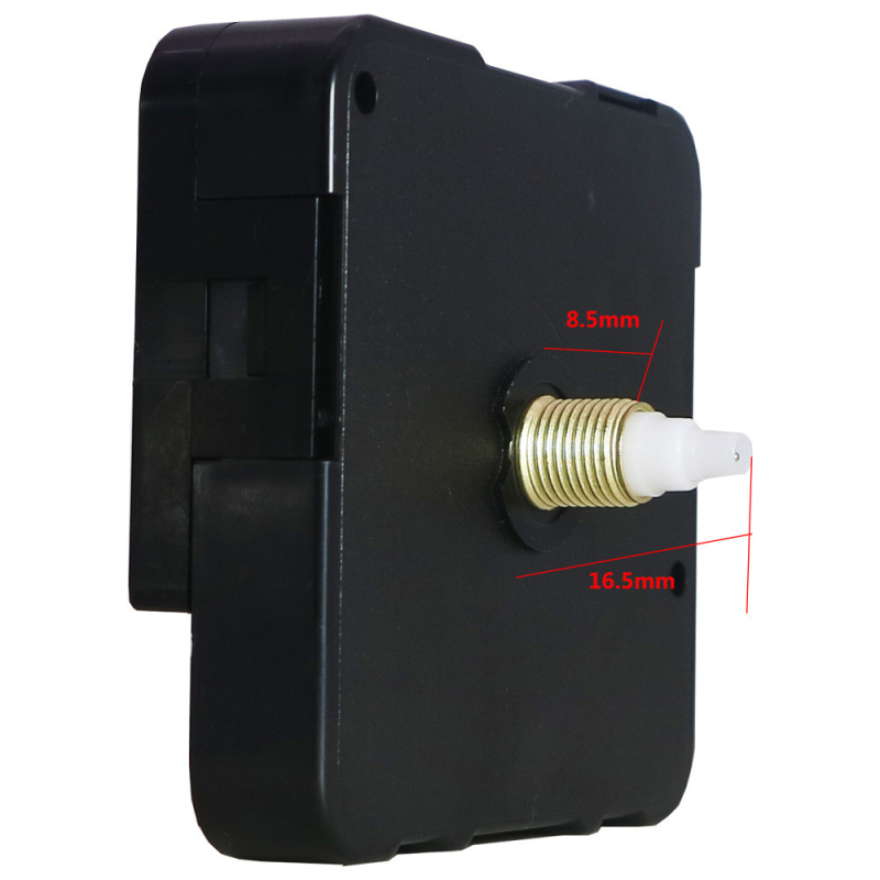 Kvarcni mehanizam za zidne satove (glatko pomicanje sekunde, tiši rad, plastično kućište, mogućnost tiska logotipa)