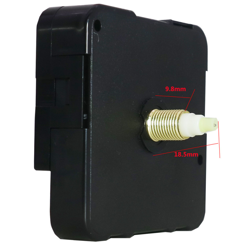 Kvarcni mehanizam za zidne satove (glatko pomicanje sekunde, tiši rad, plastično kućište, mogućnost tiska logotipa)