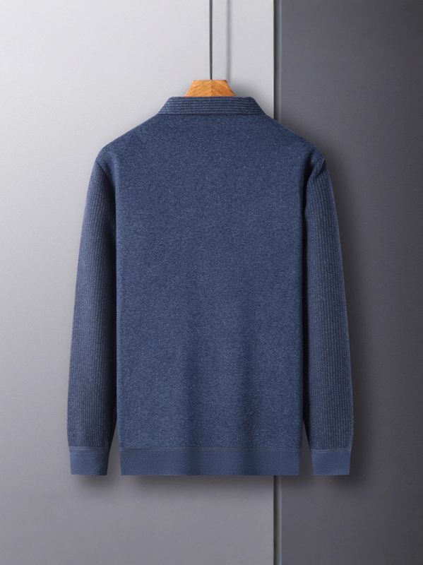 Meeste triibuline fliisvooderiga särk, pikkade varrukatega, slim fit, polüester 51–70%