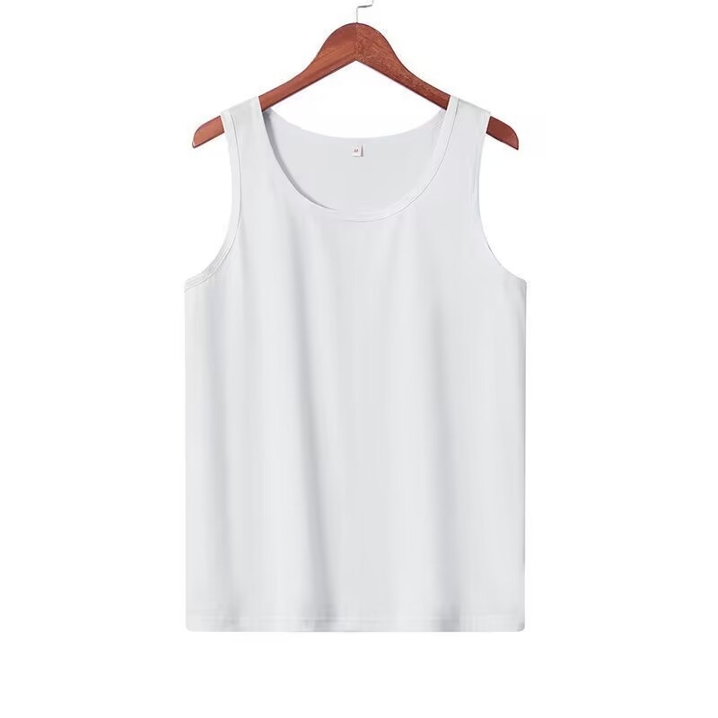 Meeste sport vest 100% puuvillast, liikumiseks, suveks, kevad 2024, sirge helm