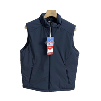 Talvine välistöö vest-jakk paksendatud soojusega, nailon 88%, seisukael, külgtaskud