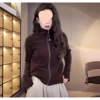 Top cardigan fără mâneci din fleece, stil prințesă, amestec bumbac-plasă, lungime normală 50–65 cm, primăvara 2025