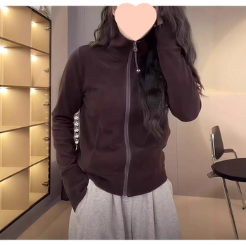 Top cardigan fără mâneci din fleece, stil prințesă, amestec bumbac-plasă, lungime normală 50–65 cm, primăvara 2025