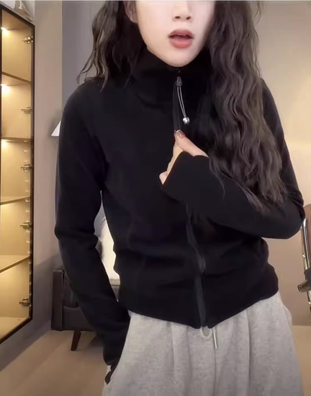 Top cardigan fără mâneci din fleece, stil prințesă, amestec bumbac-plasă, lungime normală 50–65 cm, primăvara 2025