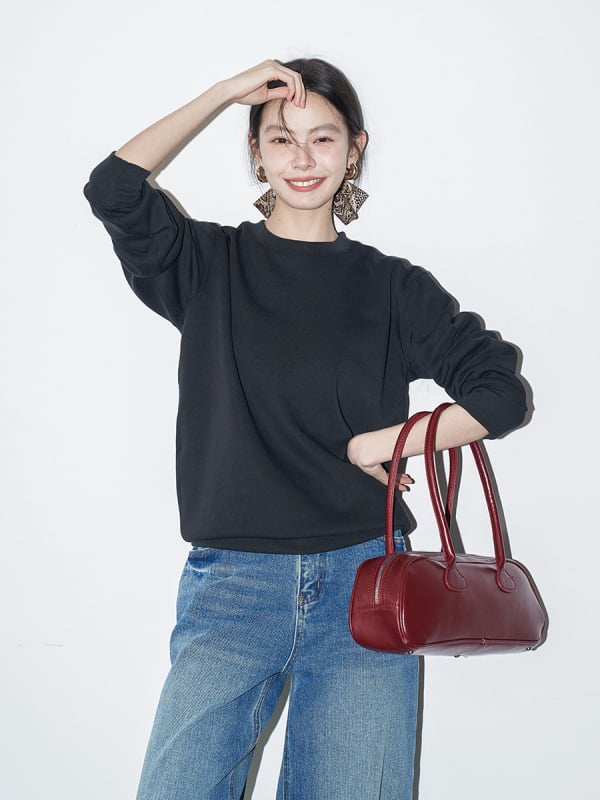 Hanorac din fleece pentru femei, guler rotund, mâneci lungi, croială lejeră, căptușeală groasă, toamna 2025