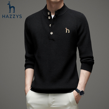 100% vilnos džemperis su stovinčia apykakle, ilgomis rankovėmis, storas, žieminis kasdienis stilius