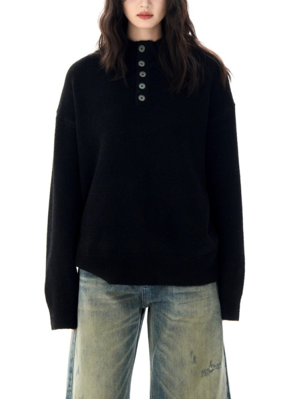 Pulover cu glugă pentru femei, guler înalt, croială lejeră, mâneci lungi, model unicolor, material poliester și nailon